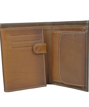 Luxusná kožená peňaženka č.8560 v hnedej farbe (3)