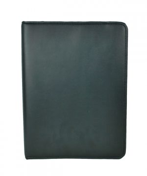 Elegantná kožená spisovka z kože č.8673 v čiernej farbe