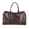 Kožená cestovná kabela č.8686 v tmavo hnedej