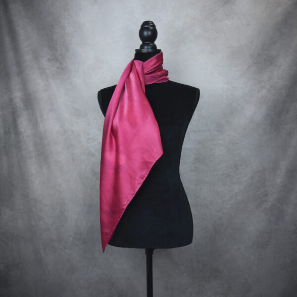Hodvábna šatka LIMITED_078, Ručná výroba na Slovensku, 90 x 90cm - Image 2