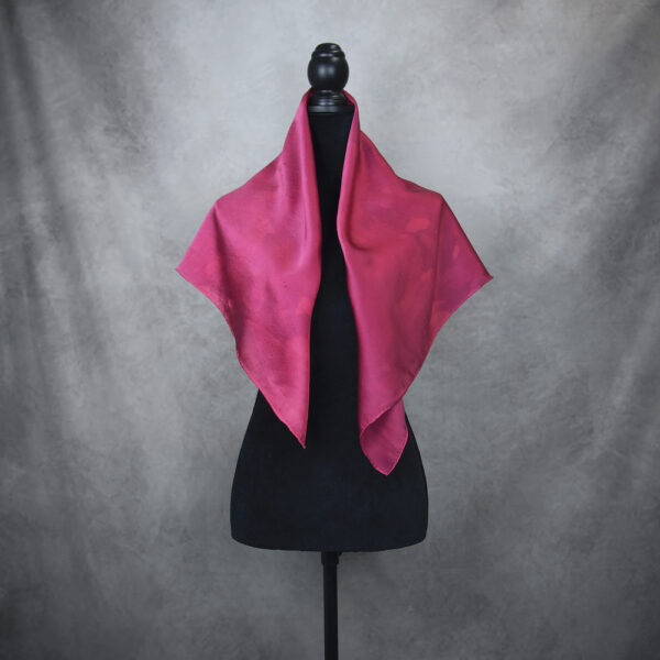 Hodvábna šatka LIMITED_078, Ručná výroba na Slovensku, 90 x 90cm - Image 3