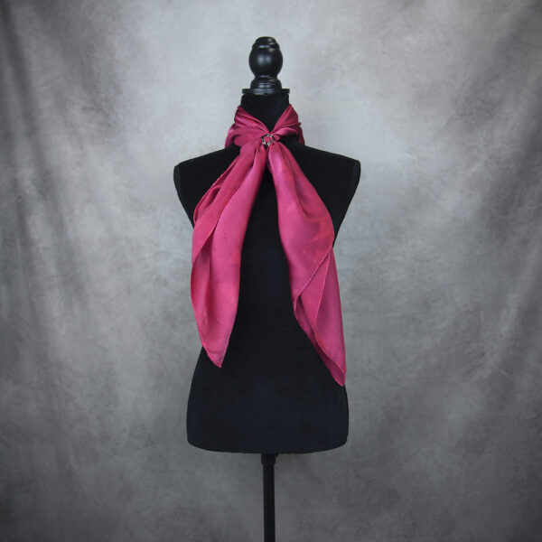 Hodvábna šatka LIMITED_078, Ručná výroba na Slovensku, 90 x 90cm - Image 4