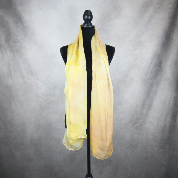 Hodvábny šál LIMITED_018, Ručná výroba na Slovensku, 180 x 110cm - Image 3