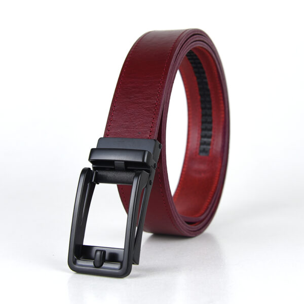 Opasok z pravej kože s automatickou prackou BLACK BELT - Image 4