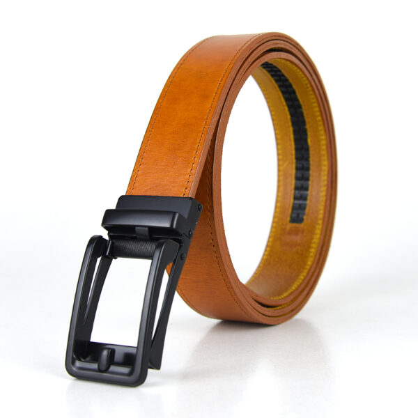 Opasok z pravej kože s automatickou prackou BLACK BELT - Image 3