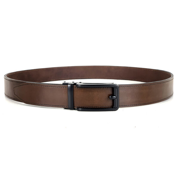 Opasok z pravej kože s automatickou prackou BLACK BELT - Image 7