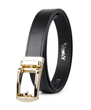 Opasok z pravej kože s automatickou prackou GOLD BELT