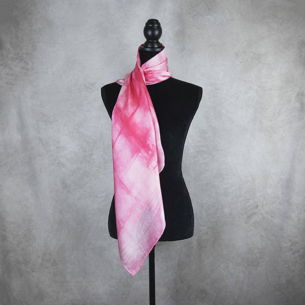 Hodvábna šatka LIMITED_269, Ručná výroba na Slovensku, 90 x 90cm – Obrázok 3