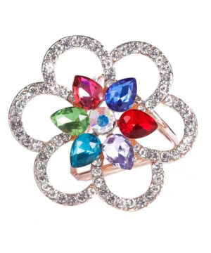 Alternative view of Ozdoba na šatku a šál so sklíčkami