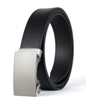 Opasok z pravej kože s automatickou prackou ARGENTUM