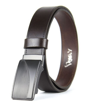 Alternative view of Opasok z pravej kože s brzdovou prackou, šírka 3.5cm - TITAN CURVE