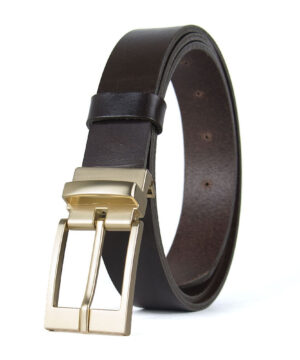 Alternative view of Kožený opasok AURELIA, šírka 3.3cm, Ručná výroba na Slovensku