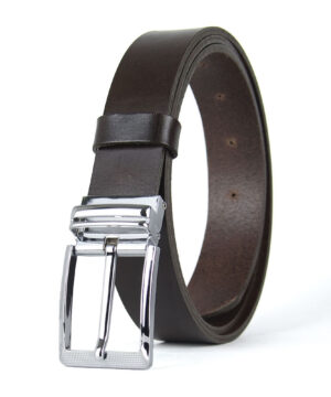 Alternative view of Kožený opasok OBSIDIAN, šírka 3.3cm, Ručná výroba na Slovensku