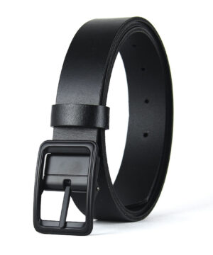 Kožený opasok BLACKFORGE, šírka 3.3cm, Ručná výroba na Slovensku