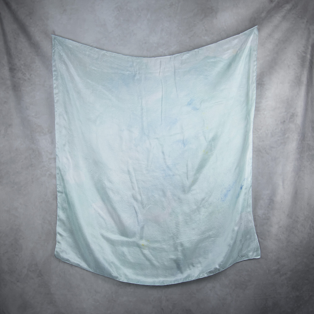 Hodvábna šatka VZOR_59, 85 x 90cm, Vyrobené na Slovensku – Obrázok 2