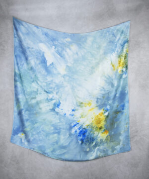 Alternative view of Hodvábna šatka LIMITED_350, Ručná výroba na Slovensku, 90 x 90cm
