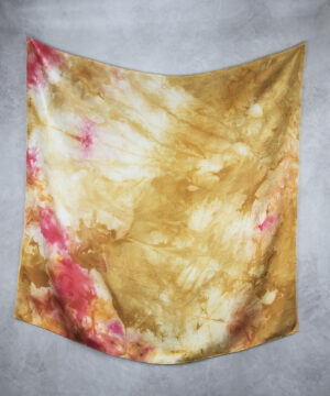 Alternative view of Hodvábna šatka LIMITED_353, Ručná výroba na Slovensku, 90 x 90cm