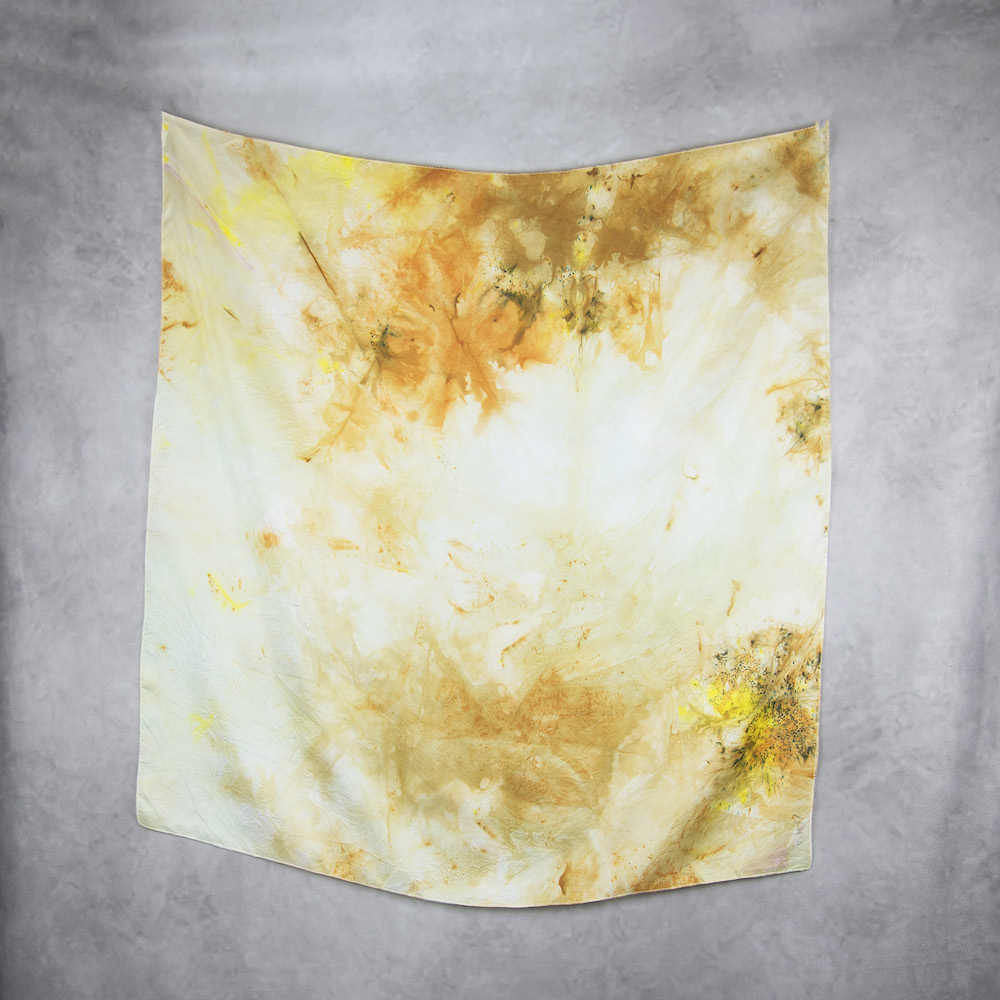 Hodvábna šatka VZOR_85, 85 x 90cm, Vyrobené na Slovensku – Obrázok 2