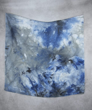 Alternative view of Hodvábna šatka VZOR_87, 85 x 90cm, Vyrobené na Slovensku