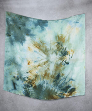 Hodvábna šatka VZOR_90, 85 x 90cm, Vyrobené na Slovensku – Obrázok 2
